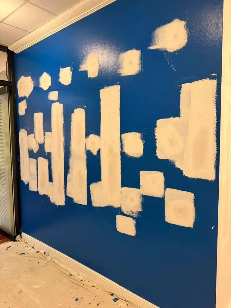 Drywall repair service fixing wall cracks